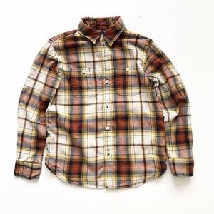 Gap kids plaid button down shirt EUC L(10Y)